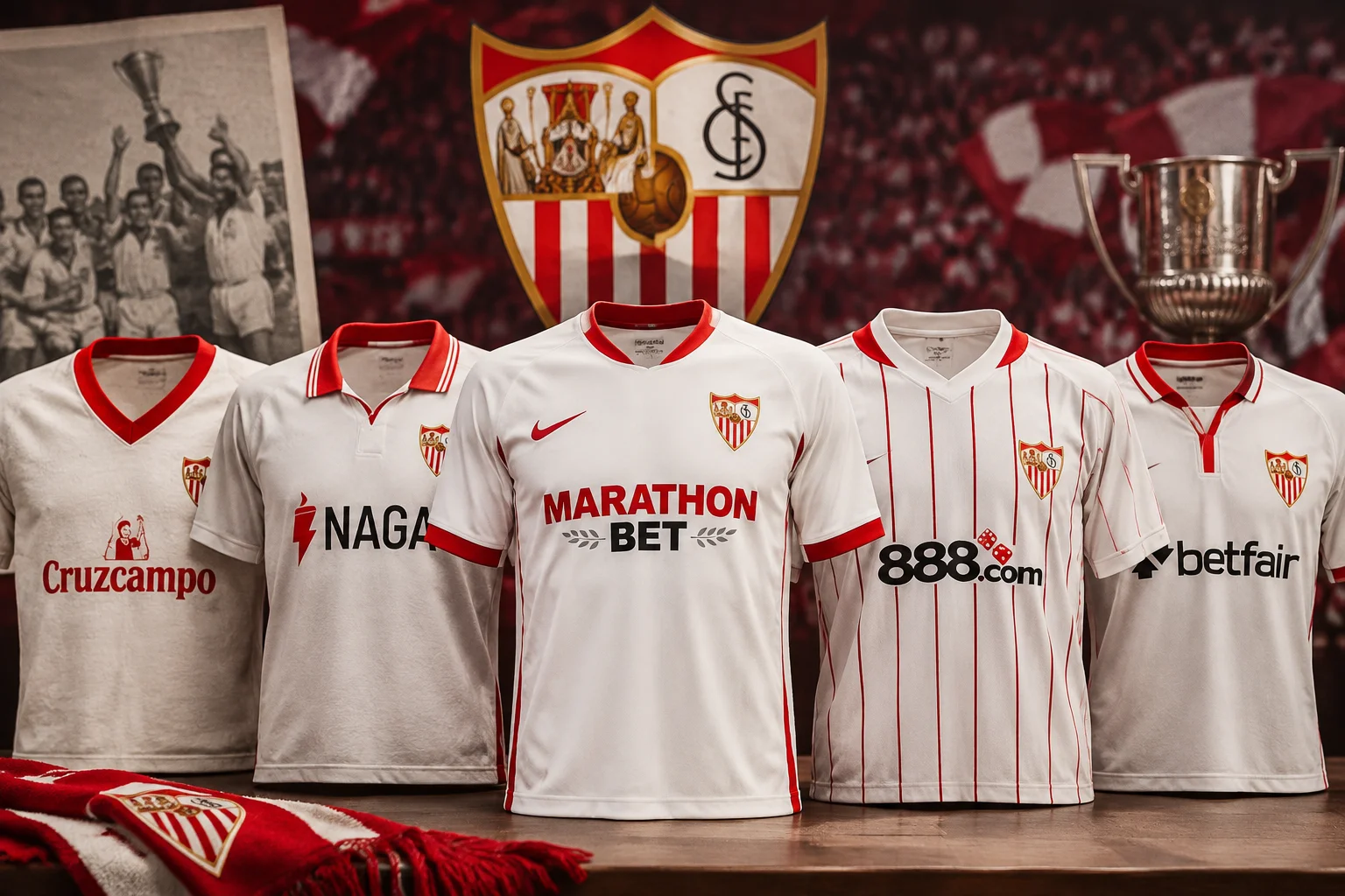 patrocinadores de la camiseta del Sevilla FC