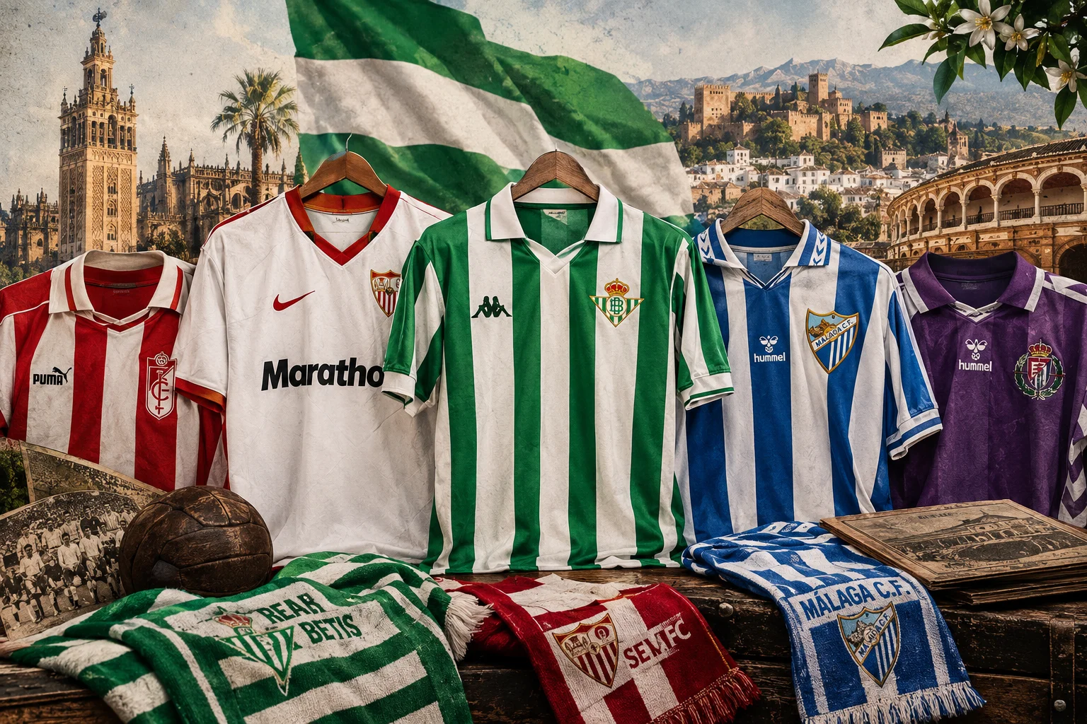 camisetas retro del fútbol andaluz