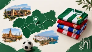 camisetas de futbol desde Andalucia