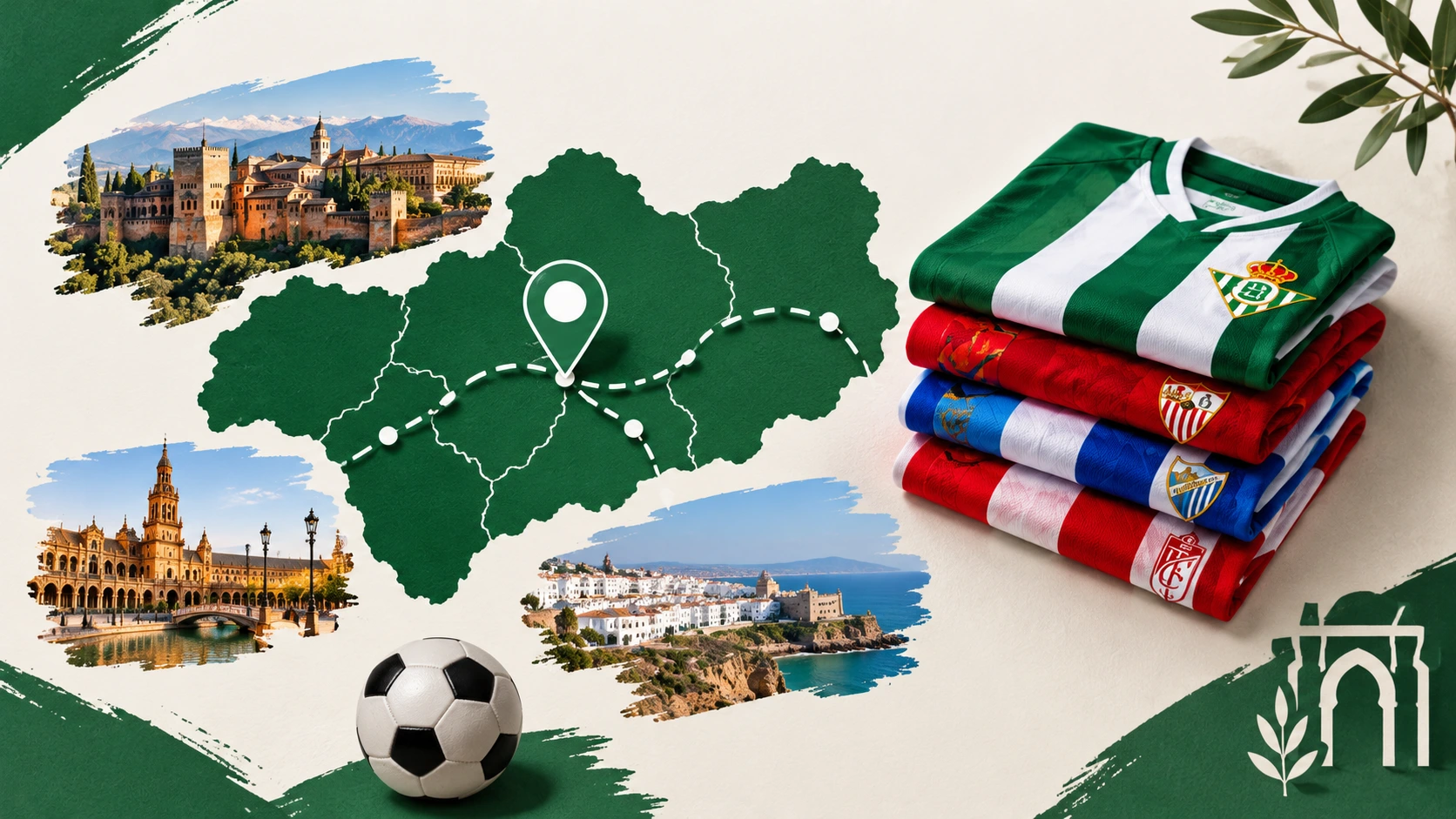 camisetas de futbol desde Andalucia