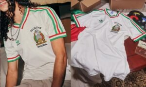 camiseta de futbol retro